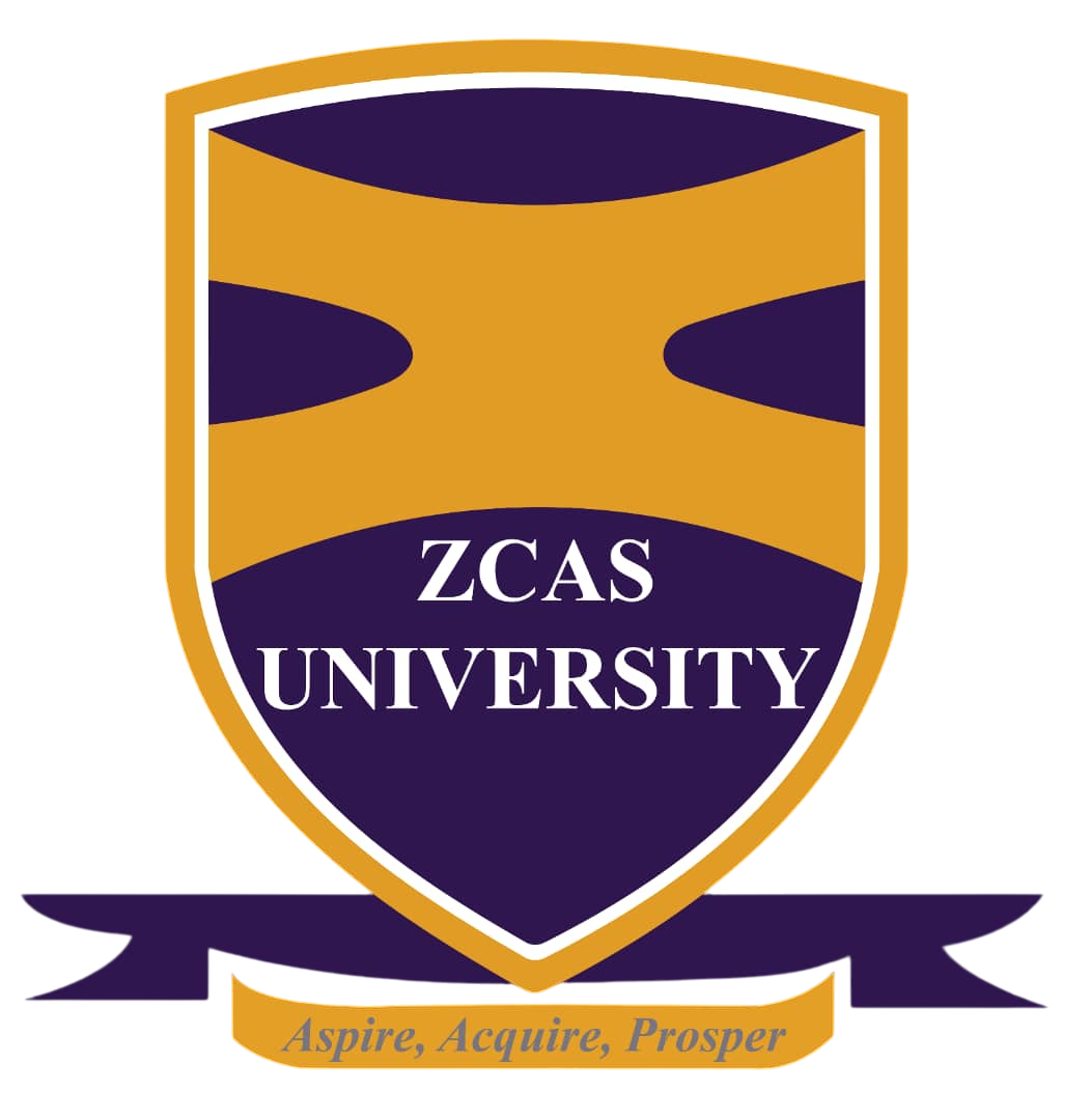 ZCAS University Website screenshot